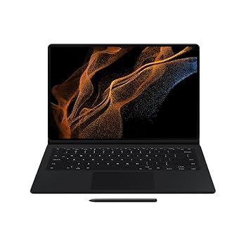 タブレット SAMSUNG - SamsungGalaxy Tab S8+ BookCover Keyboard SAMSUNG Galaxy Tab S8 and Tab S7 Book Cover Keyboard Slim